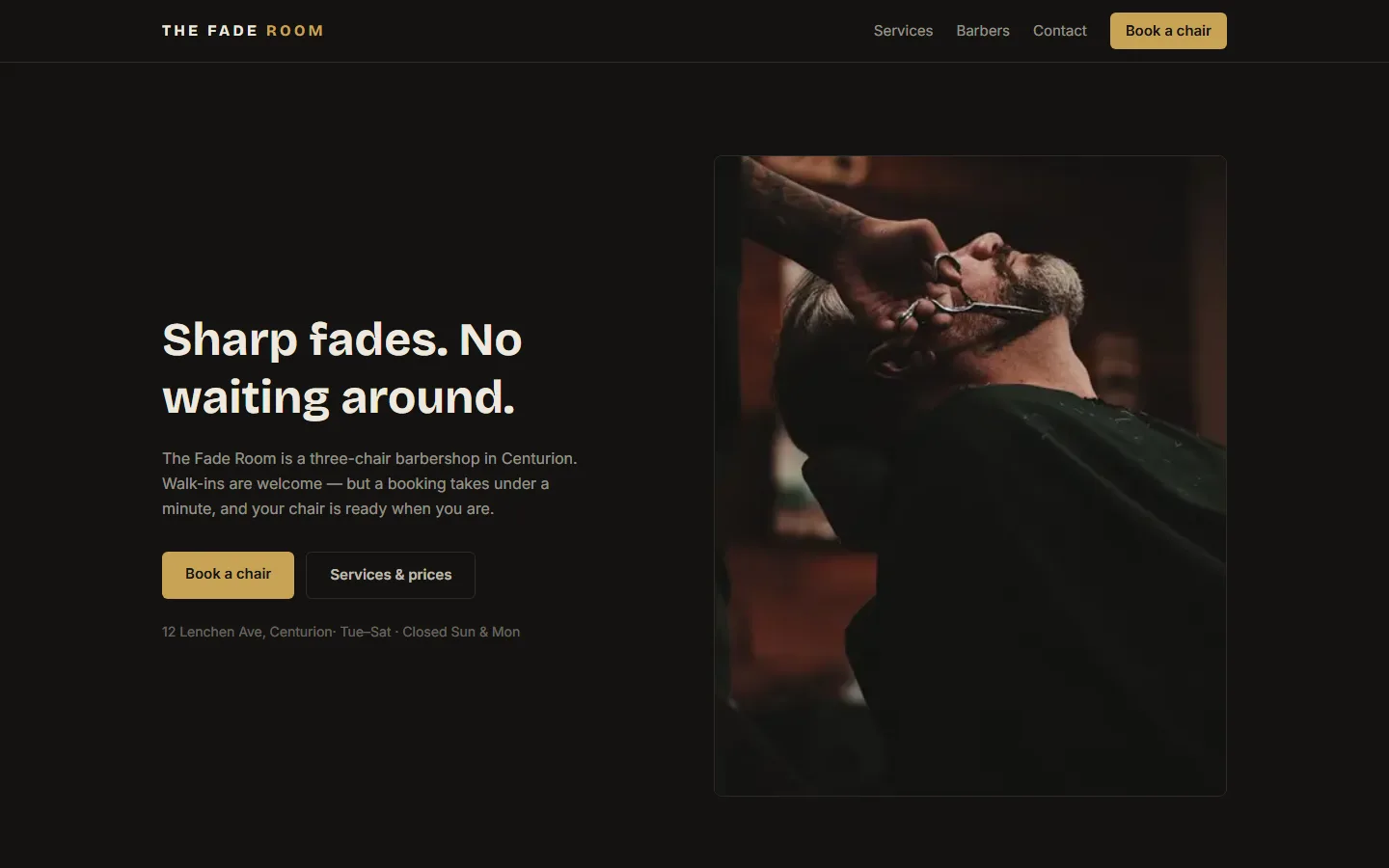 The Fade Room website built by Staz